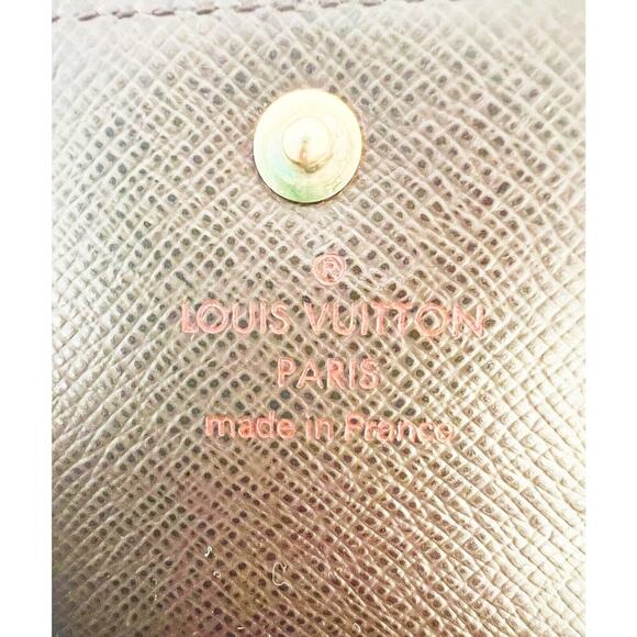 Louis Vuitton Porte Monnaie Plat Coin Damier Ebene MI0077 - Picture 7 of 10